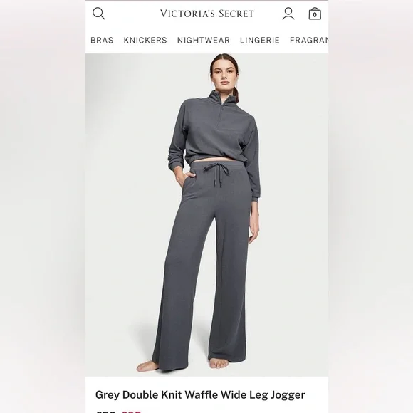 Victoria's Secret purple Jogger Set - Picture 1 of 5